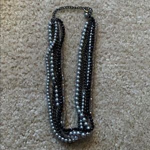 Black & Silver Chunky Necklace